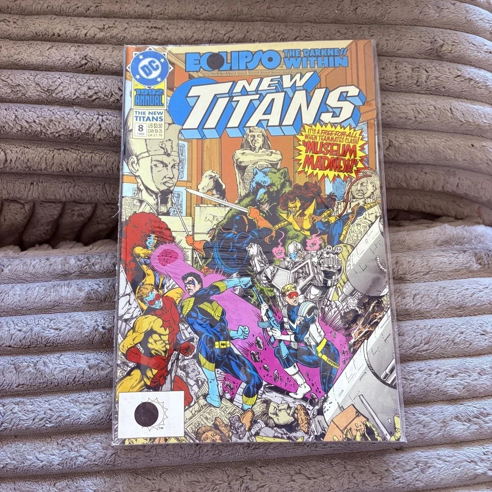 DC Comics Superhero Lot 7 New Titans Blackhawks Steel Wonder Woman Set Modern